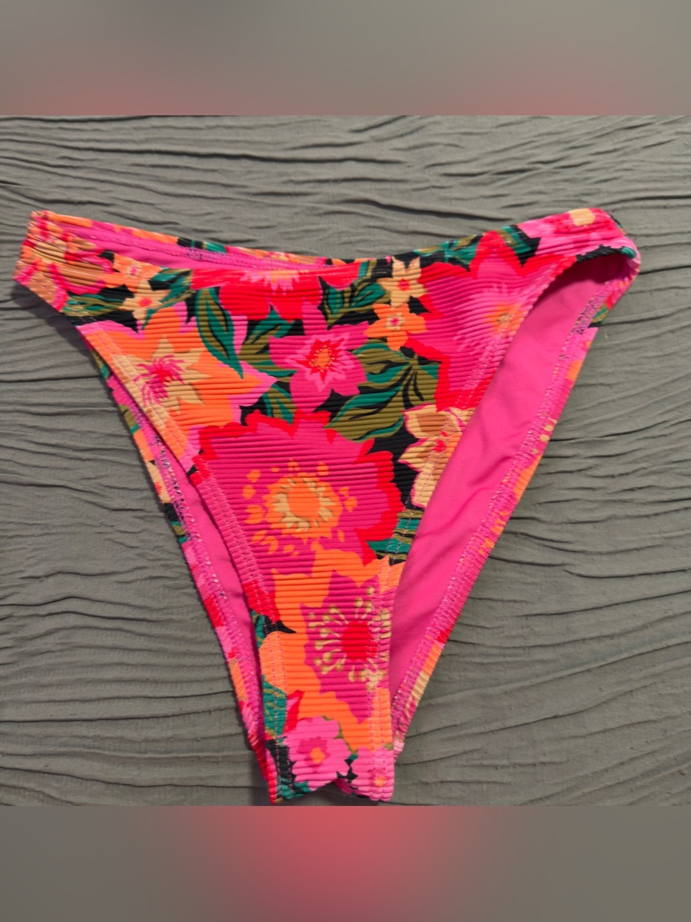 Billabong Pink Floral Bikini Bottoms